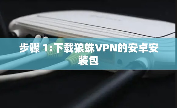 步骤 1:下载狼蛛VPN的安卓安装包
