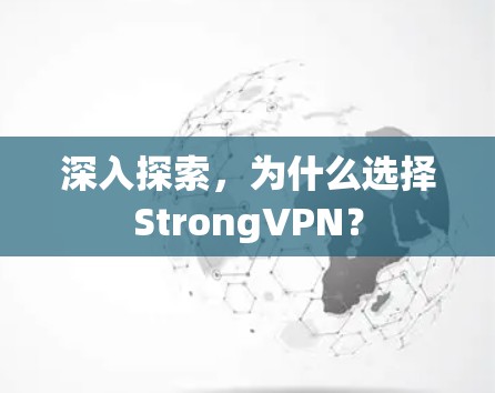深入探索，为什么选择StrongVPN？
