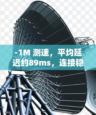 -1M 测速，平均延迟约89ms，连接稳定，测试时间约1分钟
