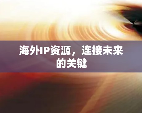 海外IP资源，连接未来的关键