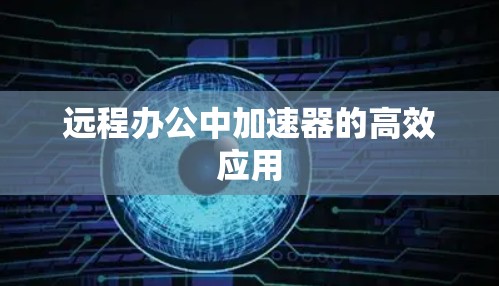 远程办公中加速器的高效应用 远程办公中加速器的高效应用