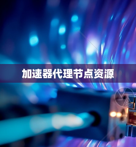 加速器代理节点资源