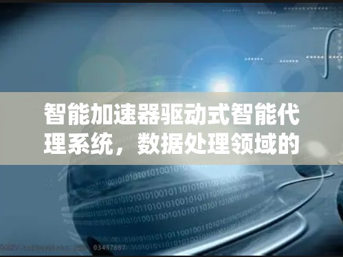 智能加速器驱动式智能代理系统，数据处理领域的创新